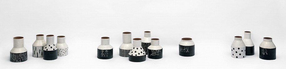 Lee-In, Black, Something 3
2018 -2019, Mixed media on ceramics