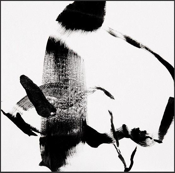 Kiyo Hasegawa, Deliverance
2022, Black ink and Japanese pigments, pine soot on Kumuhada washi paper